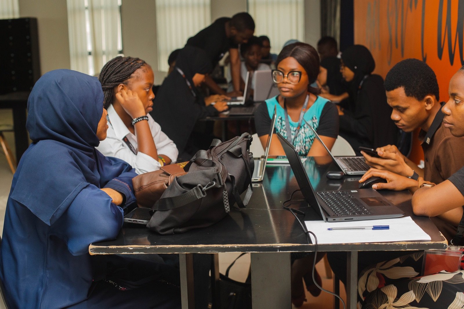Delegates working together at an EMAI CON workshop